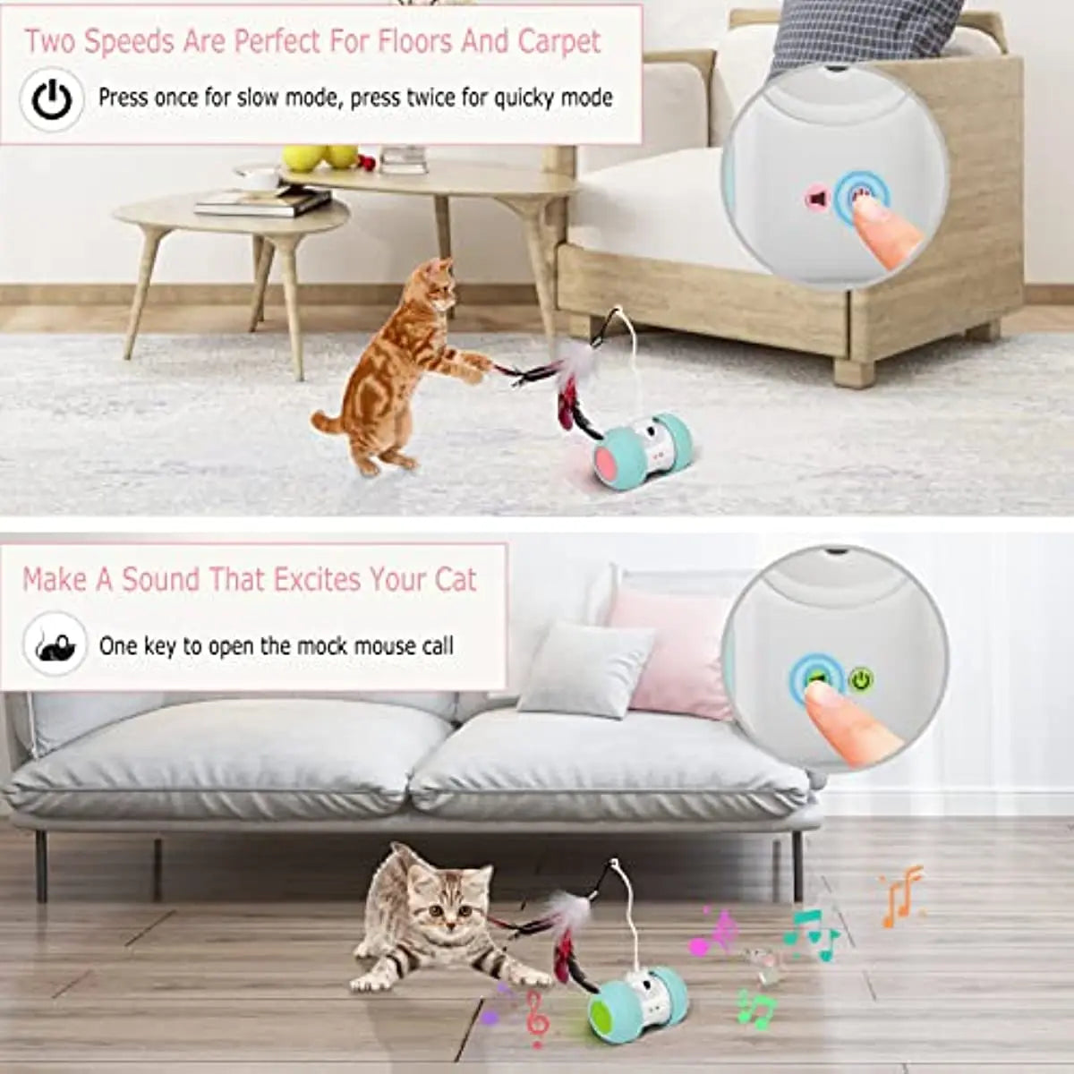 Electric Feather Cat Toy